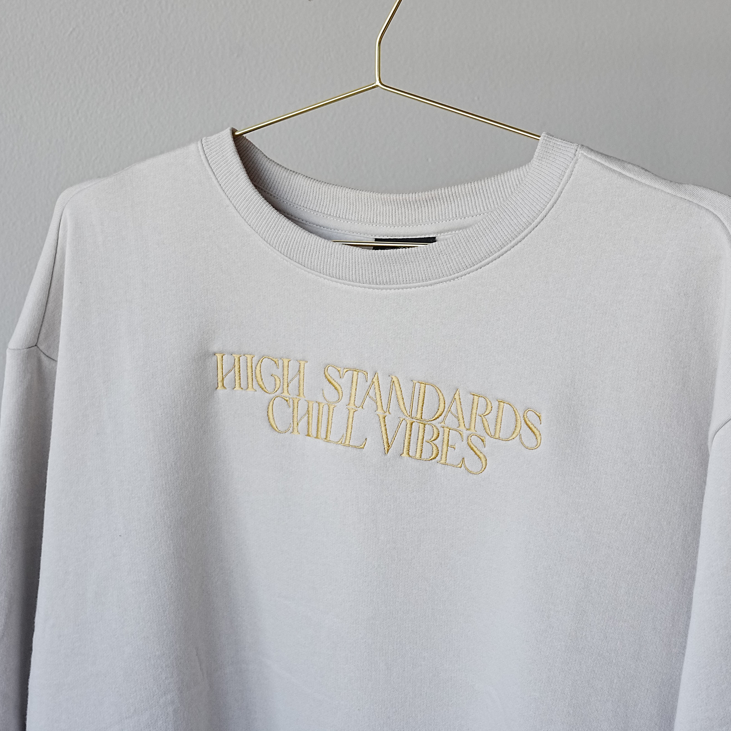 High Standards Chill Vibes Sweater - Stone